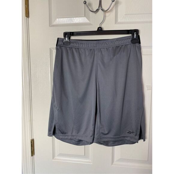 REEBOK BOYS Medium Speedwick Athletic Gray SHORTS - Picture 1 of 9